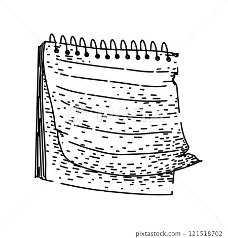 editor notepad sketch hand drawn vector editor notepad sketch hand drawn vector 121518702