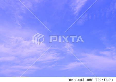 藍天白雲(背景素材) 藍天白雲(背景素材) 121518824
