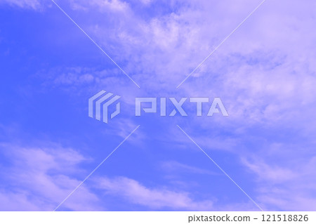 藍天白雲(背景素材) 藍天白雲(背景素材) 121518826