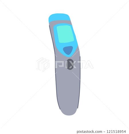 reading thermometer baby cartoon vector illustration reading thermometer baby cartoon vector illustration 121518954