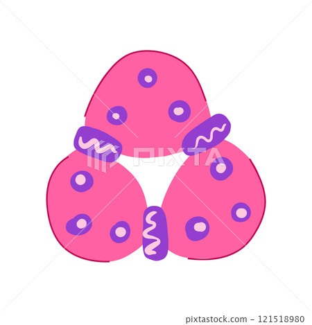 gums teething ring cartoon vector illustration 121518980
