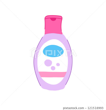natural shampoo baby cartoon vector illustration 121518993