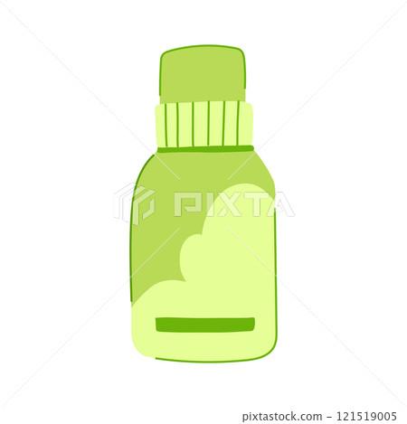 stroller powder baby cartoon vector illustration 121519005