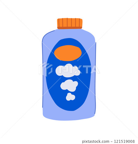 pacifier powder baby cartoon vector illustration pacifier powder baby cartoon vector illustration 121519008