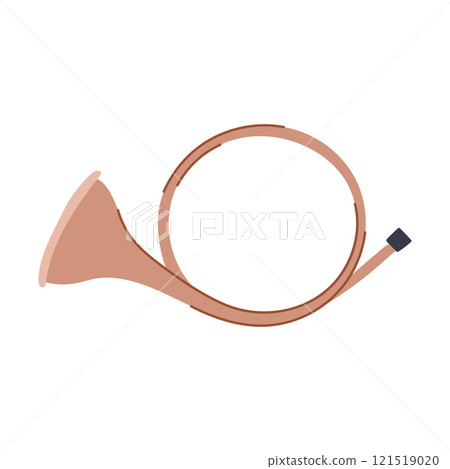 music post horn cartoon vector illustration 121519020