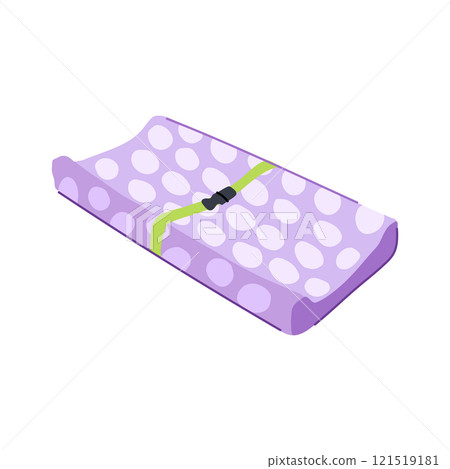 portable changing pad cartoon vector illustration 121519181