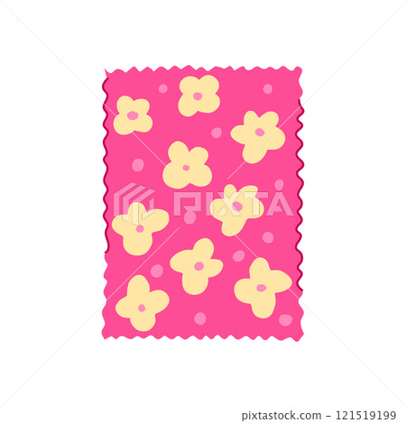 newborn burp cloths cartoon vector illustration 121519199
