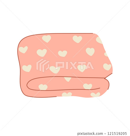 comfort blanket baby cartoon vector illustration 121519205