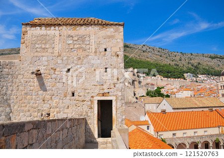 A beautiful view of Dubrovnik from the city walls A beautiful view of Dubrovnik from the city walls 121520763