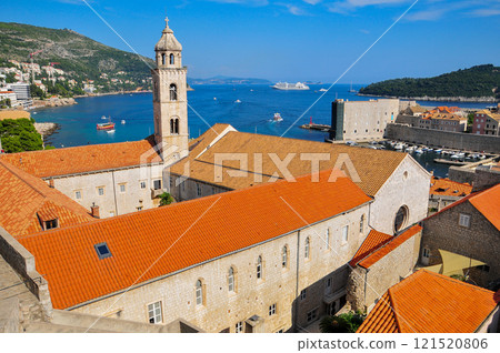 從城牆上欣賞杜布羅夫尼克的美景 121520806