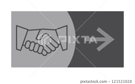 Direction sign on a panel Direction sign on a panel 121521028