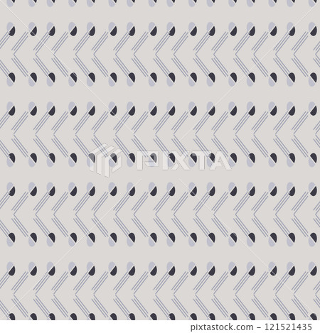 Elegant masculine geometric motif seamless pattern. Small element modern fabric design textile swatch ladies dress, man shirt all over print block. 121521435