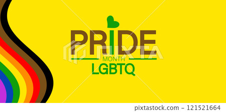 Celebrate LGBTQ Pride Month with Colorful Vector Art 121521664