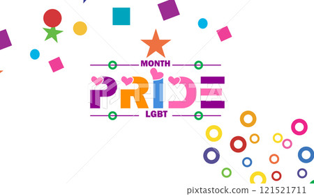 Inclusive and Inspiring Colorful Vector Art for Pride Month 121521711