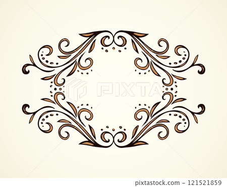 Vignette. Vector drawing 121521859