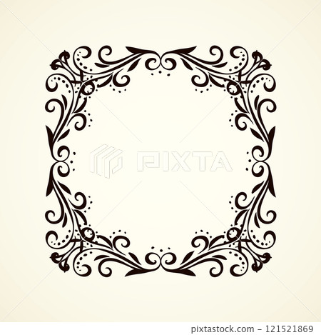 Vignette. Vector drawing 121521869