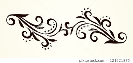 Vignette. Vector drawing 121521875