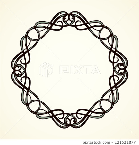 Vignette. Vector drawing 121521877