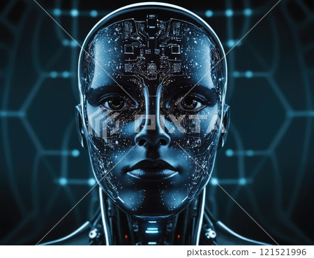 Abstract Artificial intelligence. Technology web background. 121521996