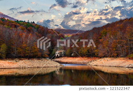 mountain, autumn, landscape 121522347