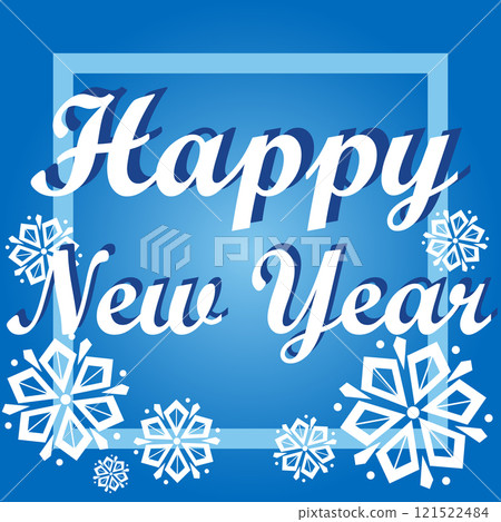 Happy New Year card. Vector template for new year celebration gift card, poster, web banner. Happy New Year card. Vector template for new year celebration gift card, poster, web banner. 121522484