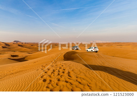 The Empty Quarter, or Rub al Khali - The world's largest sand desert in Dubai. 121523000