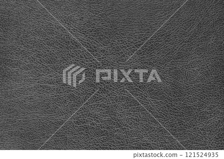 Structure of genuine leather, shiny gray leatherette surface with slightly grainy texture Structure of genuine leather, shiny gray leatherette surface with slightly grainy texture 121524935