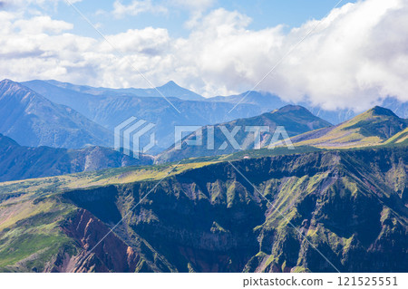 Autumn view of the Tateyama Kurobe Alpine Route from the Murodoyama Observatory Autumn view of the Tateyama Kurobe Alpine Route from the Murodoyama Observatory 121525551