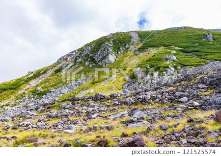 Autumn in the Tateyama Kurobe Alpine Route: Murodoyama Observatory in the early autumn Autumn in the Tateyama Kurobe Alpine Route: Murodoyama Observatory in the early autumn 121525574