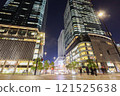 Umekita Central Intersection at night Umekita Central Intersection at night 121525638