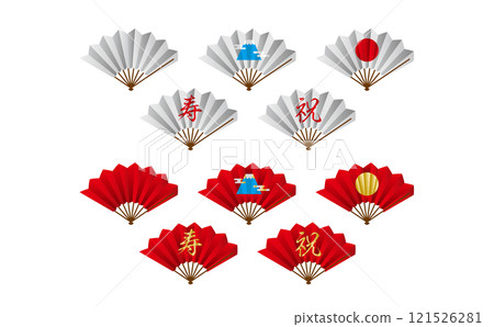 5種祝賀折扇2種顏色 5種祝賀折扇2種顏色 121526281