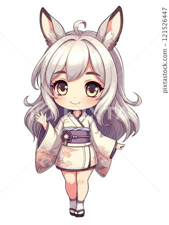 日服少女：白兔擬人化（生肖：兔） 121526447