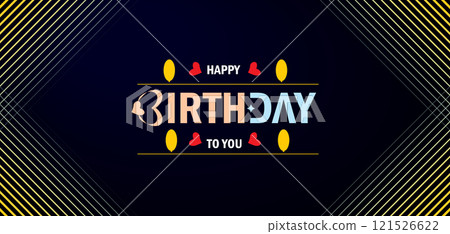 Captivating Birthday Illustration Design 121526622