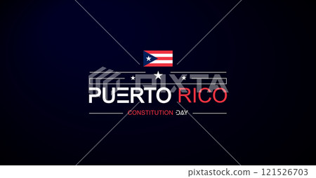 Vibrant Design for Puerto Rico Constitution Day Celebration 121526703