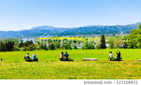 Iiyama City Nanohana Park (Spring) 121526972
