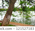 Hoan Kiem Lake and trees in Hanoi, Vietnam 121527183