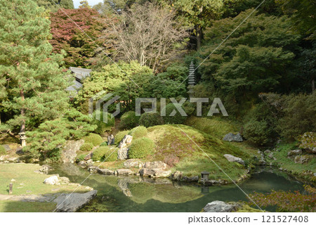 初秋的青蓮院門跡相阿米花園（京都市東山區） 121527408