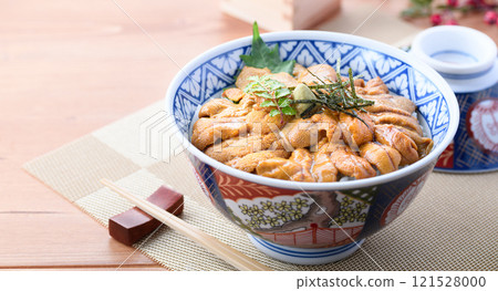 Sea urchin rice bowl made with luxurious high-quality sea urchin 121528000