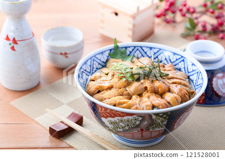 Sea urchin rice bowl made with luxurious high-quality sea urchin 121528001