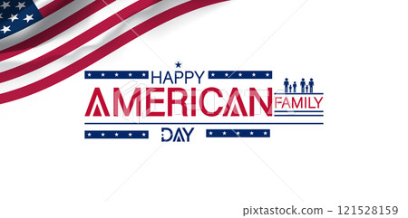 Vibrant background for American Day celebrations, showcasing a joyful theme with stars and stripes Vibrant background for American Day celebrations, showcasing a joyful theme with stars and stripes 121528159