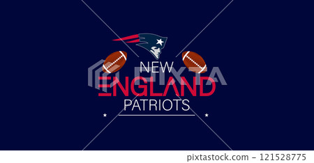 The New England Patriots Impressive Illustration Style The New England Patriots Impressive Illustration Style 121528775