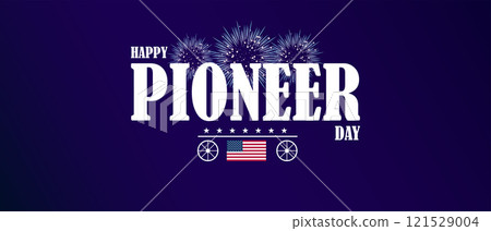 Celebrate Pioneer Day with this festive wallpaper featuring a joyful design 121529004