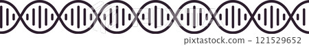 Seamless repeating dna helix pattern forming a scientific background ideal for illustrating genetic engineering, genome editing, and biotechnology research Seamless repeating dna helix pattern forming a scientific background ideal for illustrating genetic engineering, genome editing, and biotechnology research 121529652