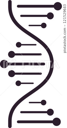 DNA molecules forming with interconnected lines and dots symbolize advancements in genetics research and innovations in biological engineering, reflecting the essence of life sciences 121529683