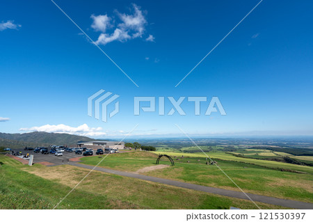 Scenery of Naitai Terrace and Tokachi Plain 121530397