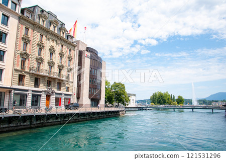 Beautiful cityscape of Geneva, Switzerland Beautiful cityscape of Geneva, Switzerland 121531296