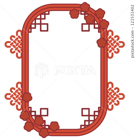 中國新年/春節風格框架 121531402