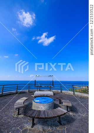北緯33度觀景台海景長椅 121533522