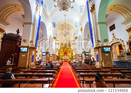 Our Lady of Incarnation Church interior in Marbella 121534808