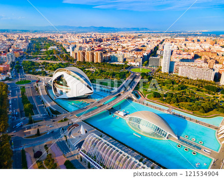 The City of Arts and Sciences in Valencia, Spain 121534904